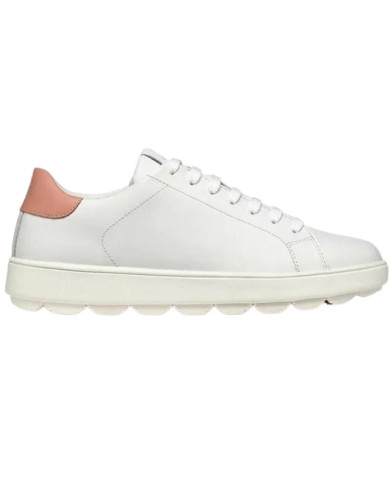 SNEAKERS GEOX DONNA SPHERICA ECUB-1  WHITE/DK SKIN D45WEA 09BBC C1Z5Q