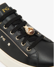 SNEAKERS  NEROGIARDINI DONNA GUANTO NERO NETTUNO SANDALO TR GONZAGA I514170D/100