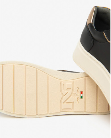 SNEAKERS  NEROGIARDINI DONNA GUANTO NERO NETTUNO SANDALO TR GONZAGA I514170D/100