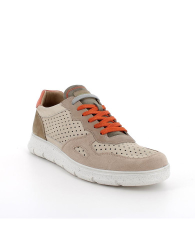 SNEAKERS IGI&CO UOMO SCAMOSC/NABUK   BEIGE SCURO 7615422