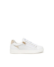 SNEAKERS NEROGIARDINI DONNA SKIPPER BIANCO SKIPPER BIANCO T.BRILL PLATINO TR MALAGA E615252D/707