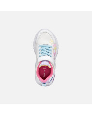 SNEAKERS GEOX BAMBINA JUNIOR J ASSISTER DISNEY STITCH WHITE/ULTICOLOR J65E9B 0AN02 C0653