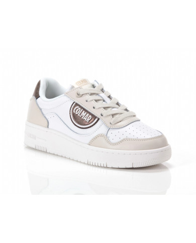 SNEAKERS COLMAR DONNA AUSTIN CLASS WHITE-WARM GRAY-BRONZE 109 AUSTIN C 109