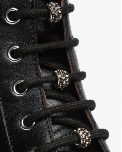 ANFIBI NEROGIARDINI DONNA SAGAR DECO NERO EVA URBANA NERO TACCO 6CM I514810D/100