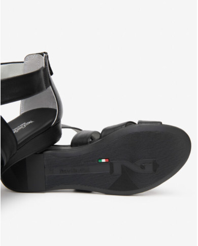 SANDALO CON TACCO NEROGIARDINI DONNA TAMIGI NERO TR VIESTE 415 NERO TACCO 2,5CM E615830D/100