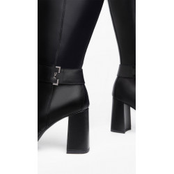 STIVALE CON TACCO NEROGIARDINI DONNA IN PELLE NERO TACCO 9CM I308930D/100