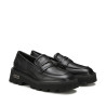 MOCASSINI CULT DONNA OXFORD SKIN 3980 LOW W LEATHER BLACK CLW398000