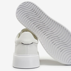 SNEAKERS  BLAUER DONNA SNEAKER WHI  LEATHER SYNTHETIC S4VENUS01/LEA-WHI