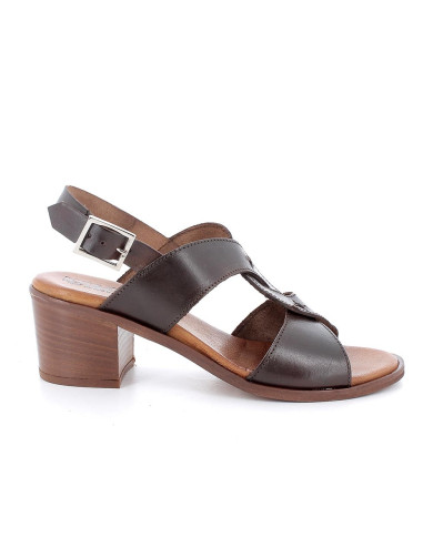 SANDALI CON TACCO IGI&CO DONNA PELLE SINTETICA MARRONE SCURO TACCO 5,7CM 5689200