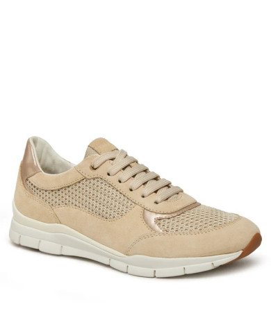 SNEAKERS GEOX DONNA D SUKIE BEIGE D35F2A 02288 C5004