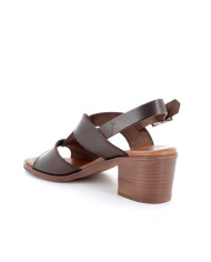 SANDALI CON TACCO IGI&CO DONNA PELLE SINTETICA MARRONE SCURO TACCO 5,7CM 5689200