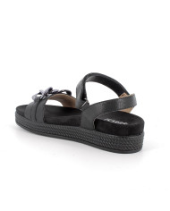 SANDALI IGI&CO DONNA IN PELLE PARKE NERO 5672400