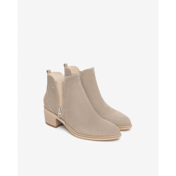 STIVALETTI CON TACCO NEROGIARDINI DONNA VELOUR CRETA VELOUR CRETA TR BASILEA 828 NATURALE TACCO 5CM E615120D/451 