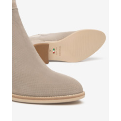 STIVALETTI CON TACCO NEROGIARDINI DONNA VELOUR CRETA VELOUR CRETA TR BASILEA 828 NATURALE TACCO 5CM E615120D/451 