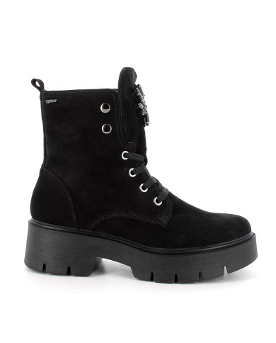 STIVALETTO IGI&CO DONNA SCAMOSCIATO NERO CON TACCO 5CM 6665500