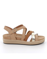 SANDALI IGI&CO DONNA NAPPA SOFT  BISCOTTO/CUOIO 7669900