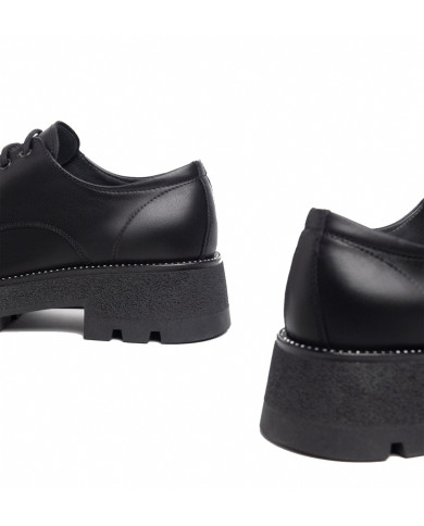 STRINGATE NEROGIARDINI DONNA IN PELLE NERO I308131D/100