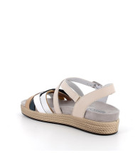 SANDALI IGI&CO DONNA NAPPA SOFT  NATURALE/BLU 7669911