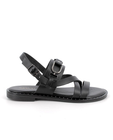 SANDALI IGI&CO DONNA VITELLO VACCHET NERO 7685500