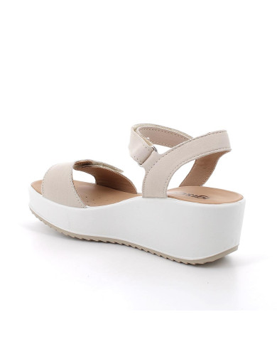 SANDALO IGI&CO DONNA CAPRA TAMPONATA PANNA 7665611
