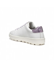 SNEAKERS GEOX DONNA   D SPHERICA ECUB-1 A - VI.RI+SI WHITE/LILAC  D45WEA 09BNF C0761