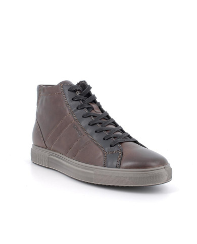 POLACCHINE IGI&CO UOMO IN PELLE CAFFE' LACCI+ZIP 6633711