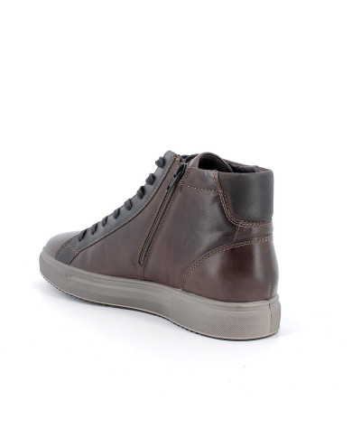 POLACCHINE IGI&CO UOMO IN PELLE CAFFE' LACCI+ZIP 6633711