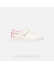 SNEAKERS   SNEAKERS GEOX BAMBINA JUNIOR  J ECLYPER A - GEOBUCK+GBK BRIL WHITE/PINK  J36LRA 054BJ C0406