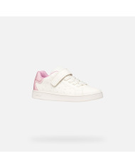 SNEAKERS   SNEAKERS GEOX BAMBINA JUNIOR  J ECLYPER A - GEOBUCK+GBK BRIL WHITE/PINK  J36LRA 054BJ C0406