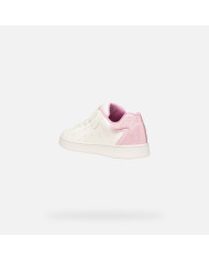 SNEAKERS   SNEAKERS GEOX BAMBINA JUNIOR  J ECLYPER A - GEOBUCK+GBK BRIL WHITE/PINK  J36LRA 054BJ C0406