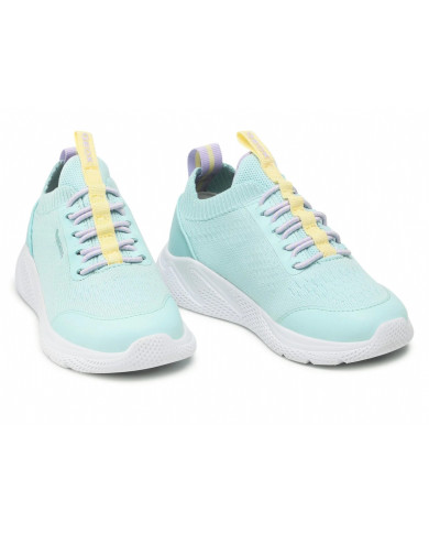 SNEAKER BAMBINA  GEOX J STRINTYE KNITT  TEXT  WATERSEA YELLOW   TG 36\39