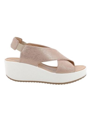 SANDALO CON ZEPPA IGI&CO DONNA SCAMOSCIATO BEIGE 5668855