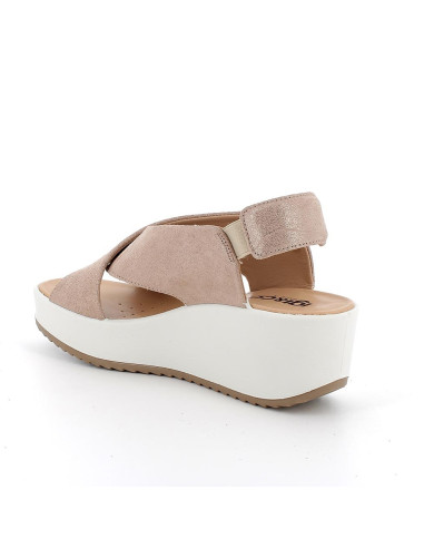 SANDALO CON ZEPPA IGI&CO DONNA SCAMOSCIATO BEIGE 5668855