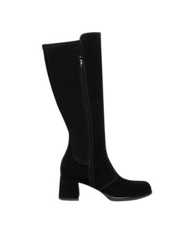 STIVALI NEROGIARDINI DONNA AROLD VELO NERO T.ALCANTARA NERO TPU ROMANA PLATO' TACCO 6CM I514312D/100