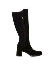 STIVALI NEROGIARDINI DONNA AROLD VELO NERO T.ALCANTARA NERO TPU ROMANA PLATO' TACCO 6CM I514312D/100