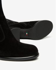 STIVALI NEROGIARDINI DONNA AROLD VELO NERO T.ALCANTARA NERO TPU ROMANA PLATO' TACCO 6CM I514312D/100