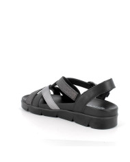 SANDALO iGI&CO DONNA  NAP.SO/NAB.MAMB NERO/ACCIAIO 7668800