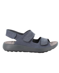 SANDALO IGI&CO UOMO PELLE TRIVELCRO BLU 5646211