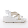 SANDALO CON ZEPPA IGI&CO DONNA SI.NAPPA BOTTAL BIANCO/PLATINO 7666722