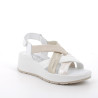 SANDALO CON ZEPPA IGI&CO DONNA SI.NAPPA BOTTAL BIANCO/PLATINO 7666722