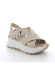 SANDALO CON ZEPPA IGI&CO DONNA SI.NAP.BOTT/FIO SABBIA 7677322