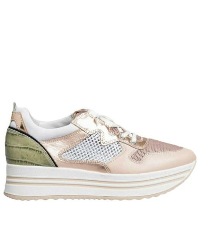 SNEAKERS NEROGIARDINI DONNA VELVET CARNE PHARD SPECCHIO OPACO E010567D*631
