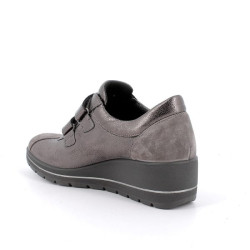 SNEAKERS ENVAL SOFT DONNA GRIGIO LAMINATO ZEPPA 4,7CM 6764811