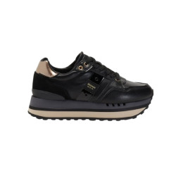 SNEAKERS BLAUER DONNA EPPS01 WOMAN LEATHER F4EPPS01/LEP/BLK