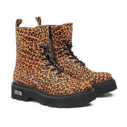 ANFIBIO CULT DONNA SLASH 3037 MID W JAGUAR PR.PONY LEATHER BLACK CLW303707