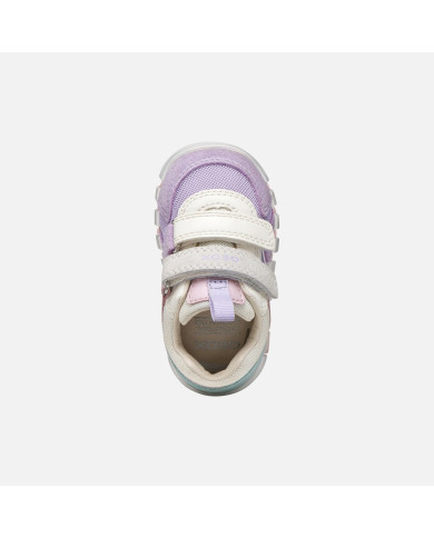 SNEAKERS GEOX PRIMI PASSI  BABY BAMBINA B IUPIDOO LAVANDER/WHITE B3558C 02214 C8Q1Z