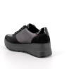 SNEAKERS CON ZEPPA IGI&CO DONNA SCAM.SU/FIO.BOT NERO/ANTRACITE 8677500