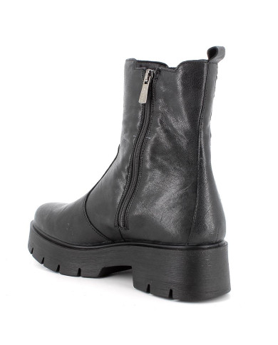 STIVALETTI IGI&CO DONNA IN PELLE NERO BEATLES CON TACCO 5CM 6665700