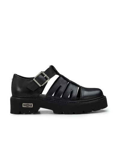 MOCASSINO CULT DONNA SLASH 4210 LOW W LEATHER BLACK CLW421000