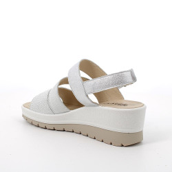 SANDALO CON ZEPPA IGI&CO DONNA BIANCO IRIDESCENTE 5667411